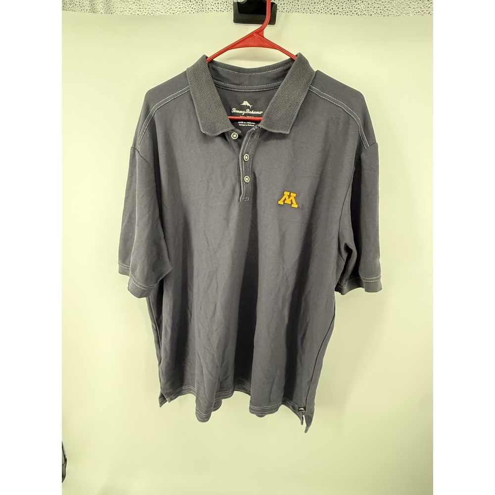 Tommy Bahama Minnesota Golden Gophers Polo Shirt Men's XXL Embroidered